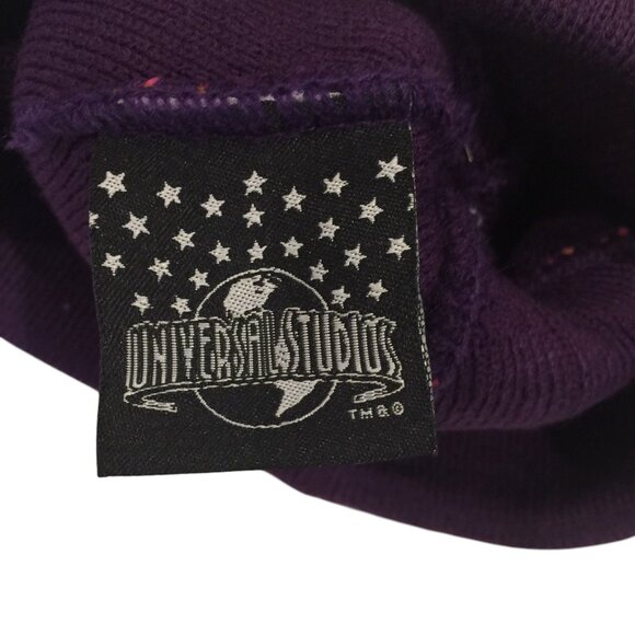 Universal Studios IT'S A MONSTER FRANKENSTEIN Purple Pom Pom Beanie OSFM - Picture 4 of 5